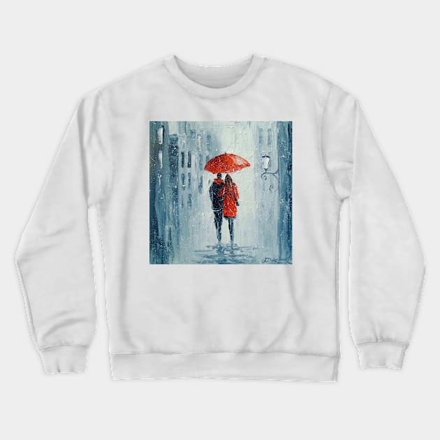 Romantic walk Crewneck Sweatshirt by OLHADARCHUKART